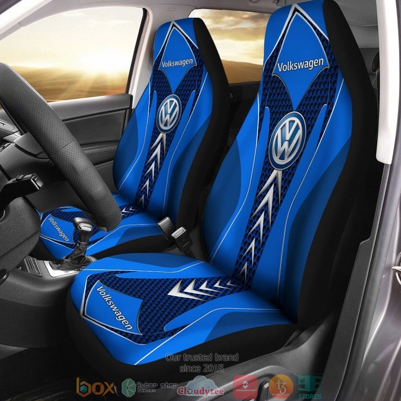 Volkswagen Light Blue Car Seat Covers