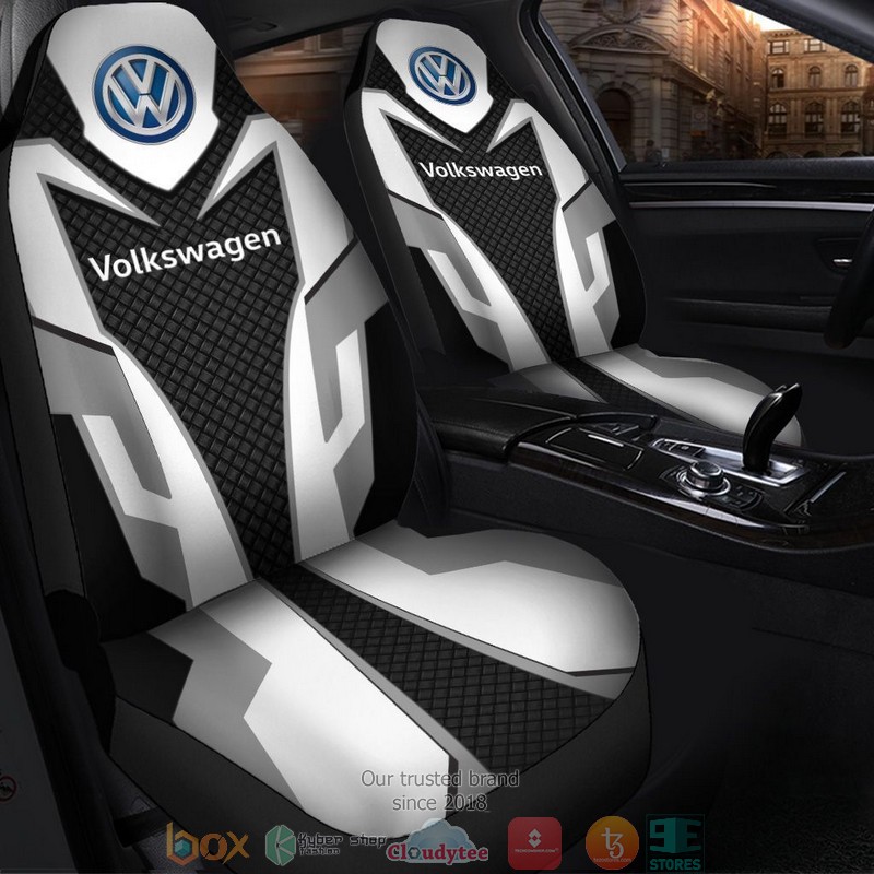 Volkswagen Silver Black Car Seat Covers 3 Volkswagen Silver Black Car Seat Covers word2