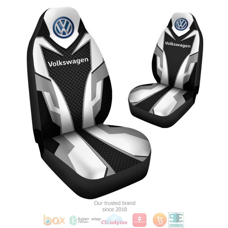 Volkswagen Silver Black Car Seat Covers 4 Volkswagen Silver Black Car Seat Covers word2