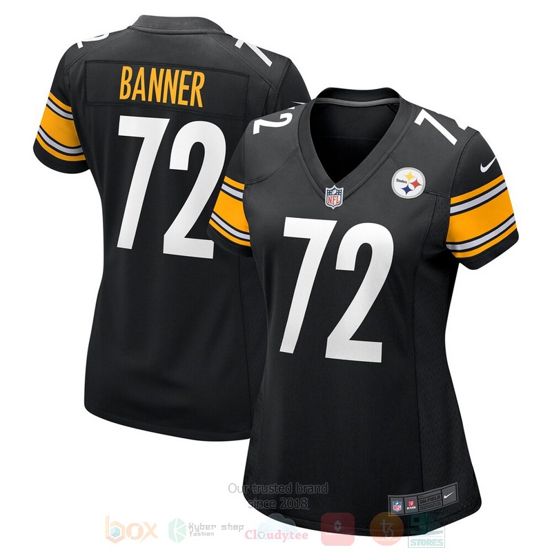 BEST Pittsburgh Steelers Zach Banner Black Jersey Football word2