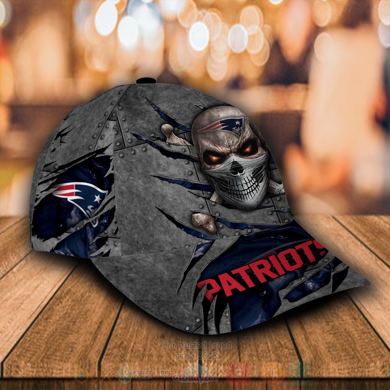 BEST New England Patriots Skull Custom Classic Cap 2 BEST New England Patriots Skull Custom Classic Cap word2