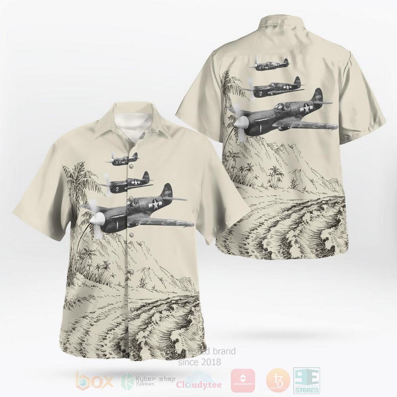 BEST WWII Curtiss P-40 Warhawk Military Plane Aircraft Beach Vintage 3D Aloha Shirt word1