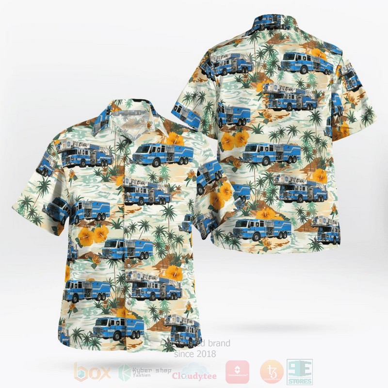 BEST Walkersville Volunteer Fire Department Company 11 Walkersville, Maryland 3D Aloha Shirt word1