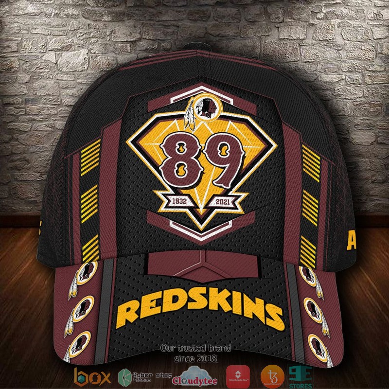 Washington Redskins Anniversary NFL Custom Name Cap