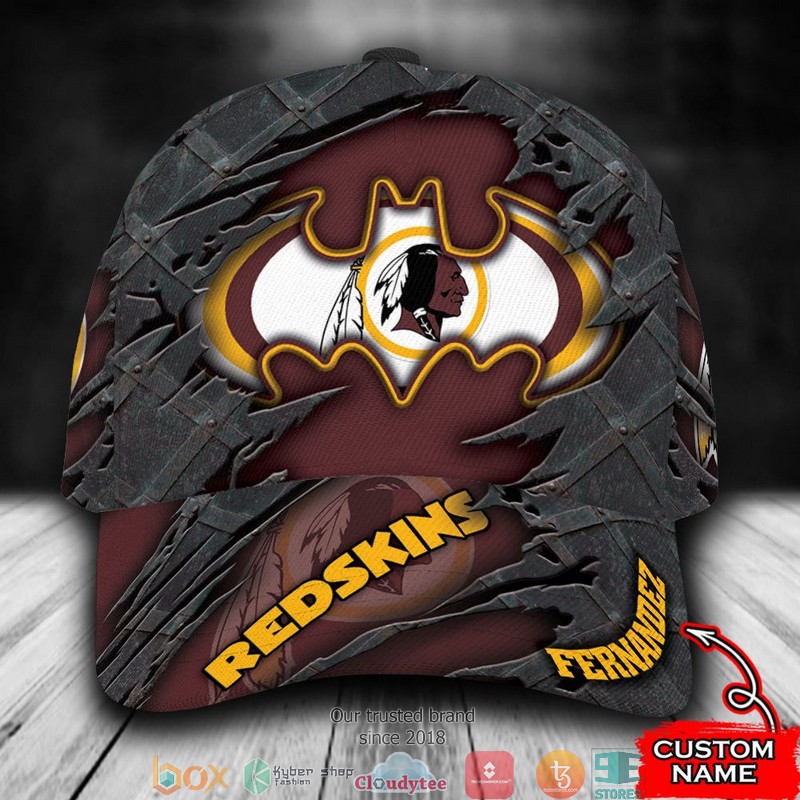 Washington Redskins Batman NFL Custom Name Cap word2