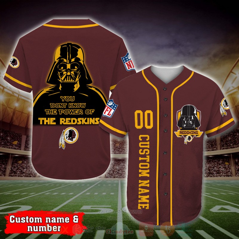 BEST Washington Redskins, Darth Vader Custom AOP Baseball Jersey 6 BEST Washington Redskins, Darth Vader Custom AOP Baseball Jersey word1