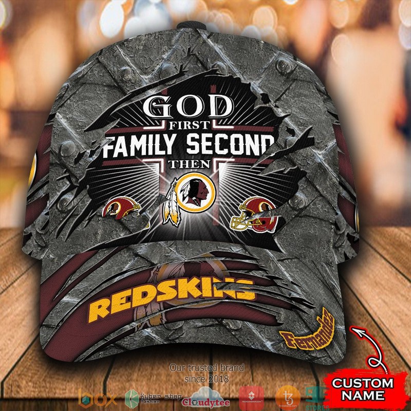 Washington Redskins Luxury NFL Custom Name Cap word2