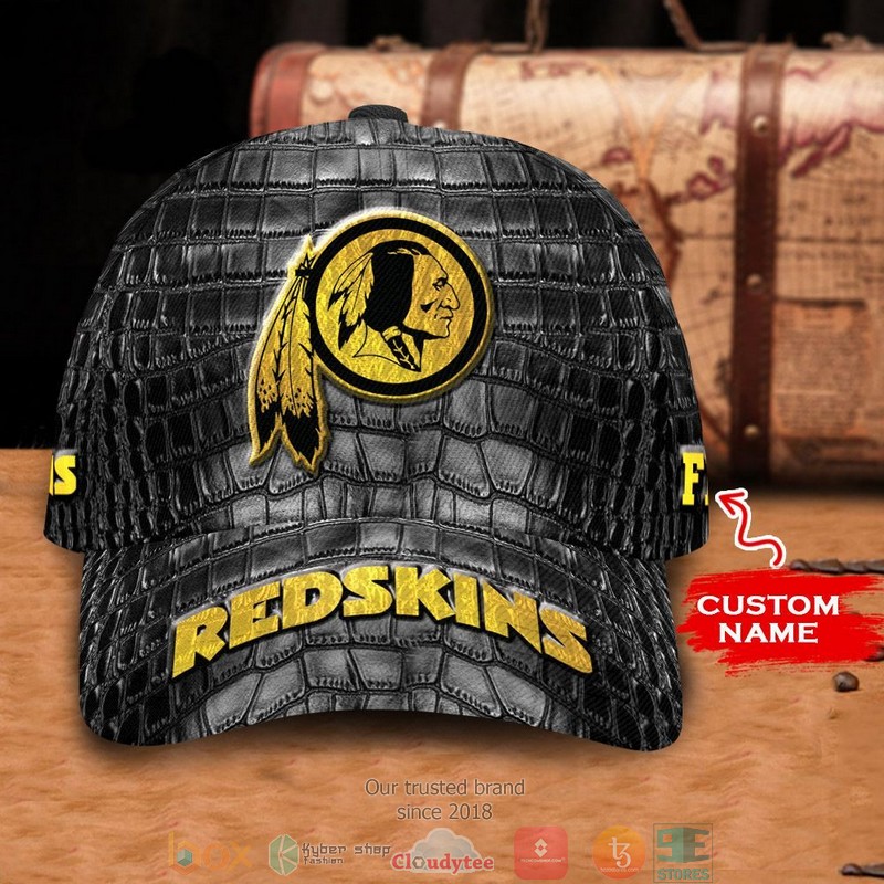 Washington Redskins Printed Luxury NFL Custom Name Cap word1