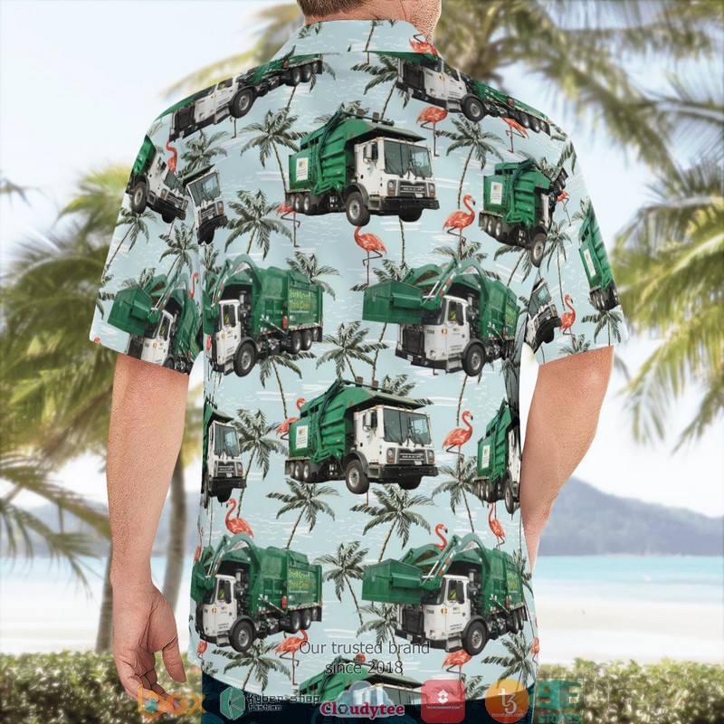 Waste Management Front Loader Garbage Truck Hawaiian Shirt 4 Waste Management Front Loader Garbage Truck Hawaiian Shirt word2