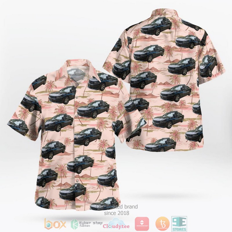 Waveland Mississippi Waveland Police Department Aloha Shirt word2