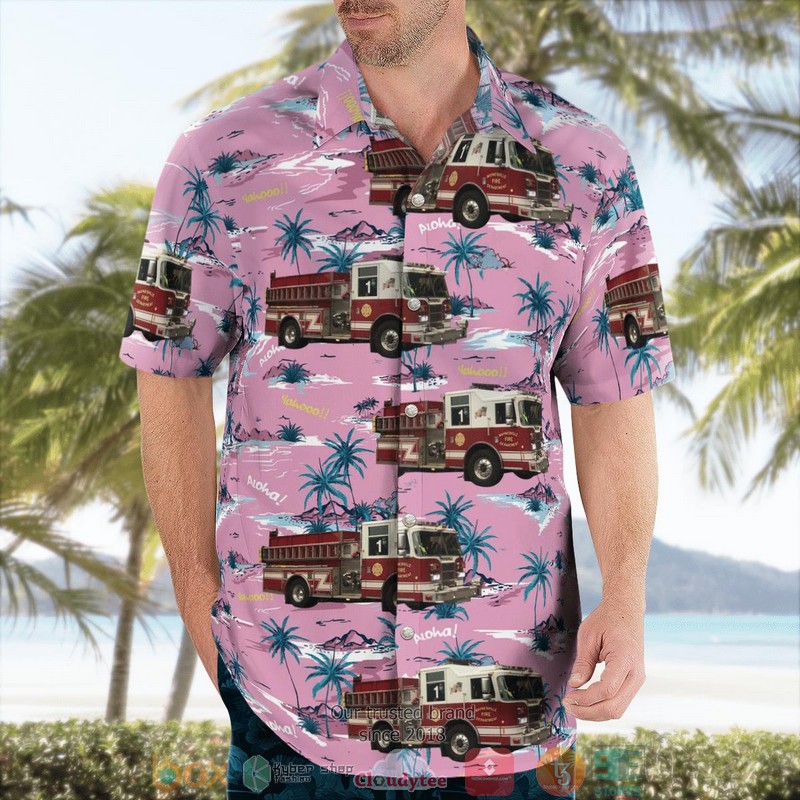 NEW Waynesville North Carolina Waynesville Fire Department Aloha Shirt 3 NEW Waynesville North Carolina Waynesville Fire Department Aloha Shirt word2
