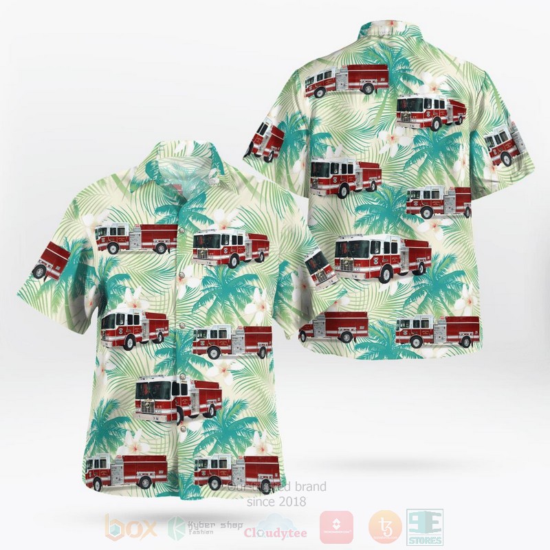 BEST Webb County Volunteer Fire Department, Laredo, Texas 3D Aloha Shirt