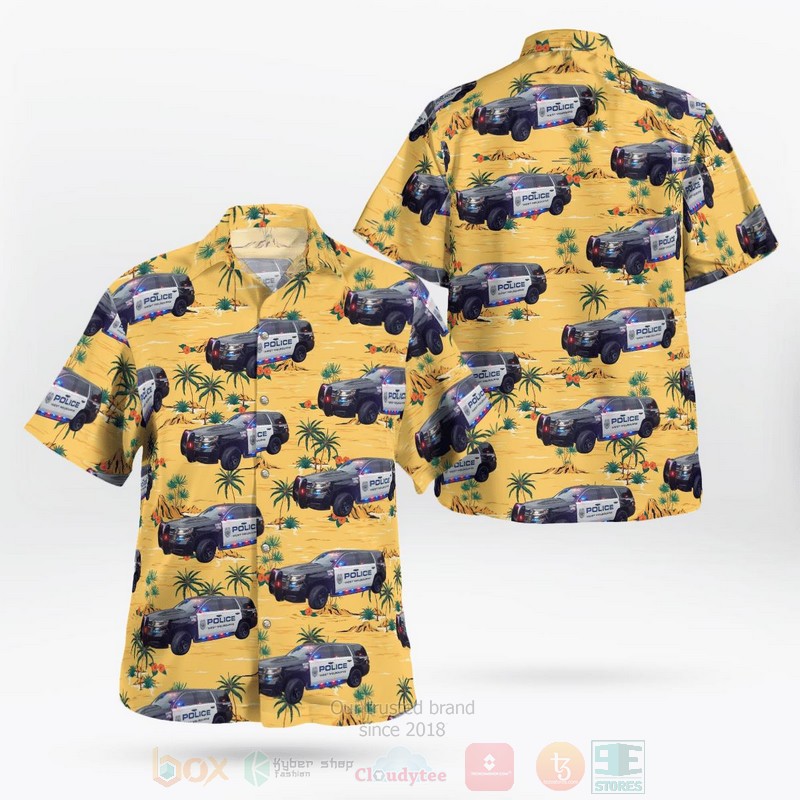BEST West Melbourne, Florida, West Melbourne Police Department 3D Aloha Shirt word3