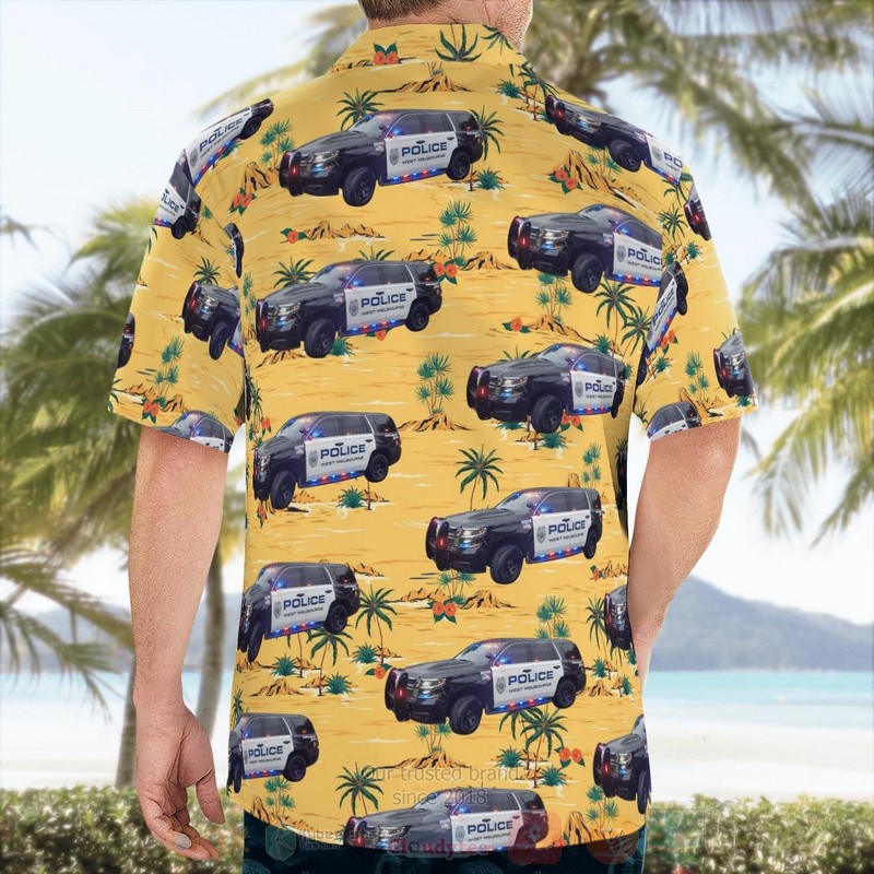BEST West Melbourne, Florida, West Melbourne Police Department 3D Aloha Shirt word1