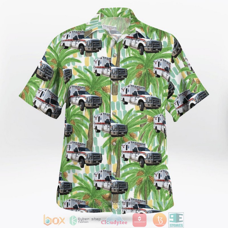 Westcliffe Colorado Custer County EMS Hawaiian Shirt word1