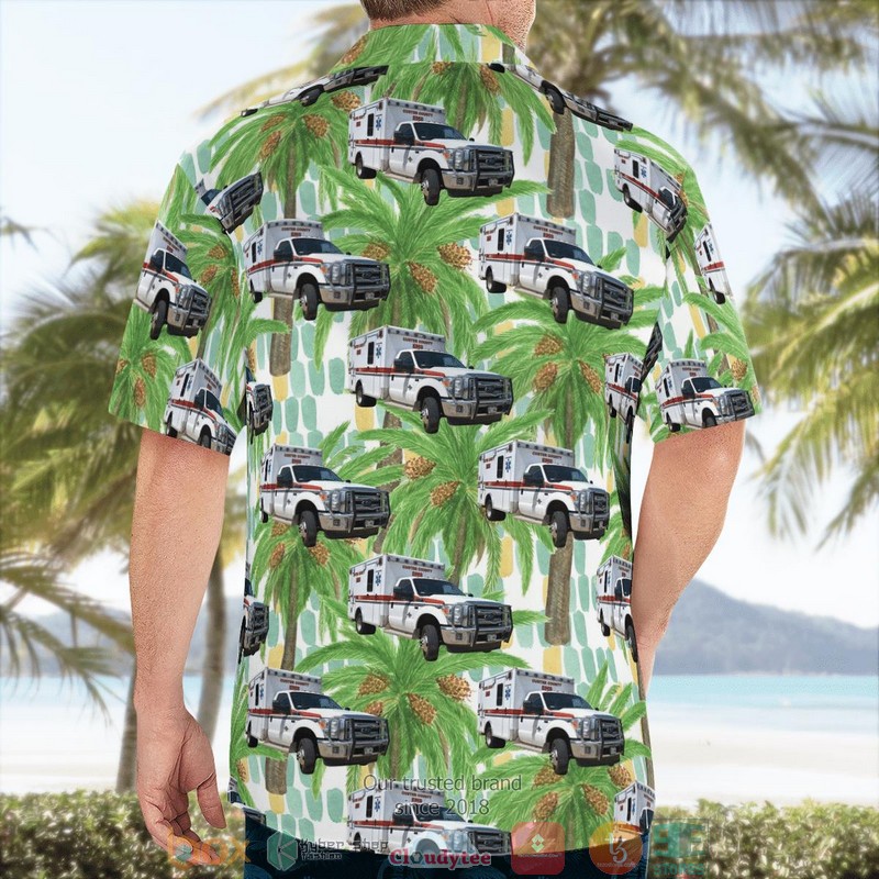 Westcliffe Colorado Custer County EMS Hawaiian Shirt word1