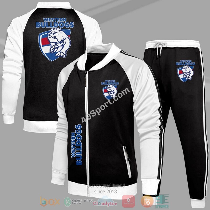 NEW Western Bulldogs Tracksuits Jacket and Pant word3