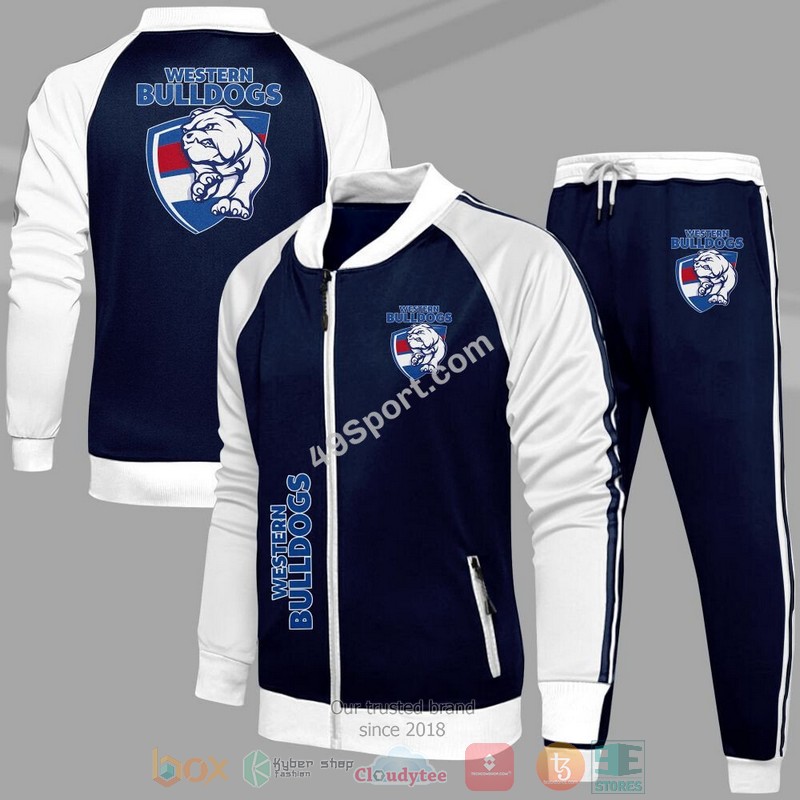 NEW Western Bulldogs Tracksuits Jacket and Pant word3