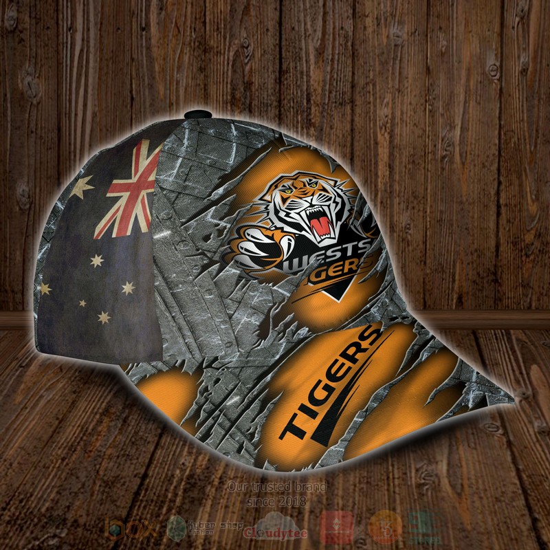 BEST Wests Tigers NRL Team Custom Name 3D Cap 2 BEST Wests Tigers NRL Team Custom Name 3D Cap word1