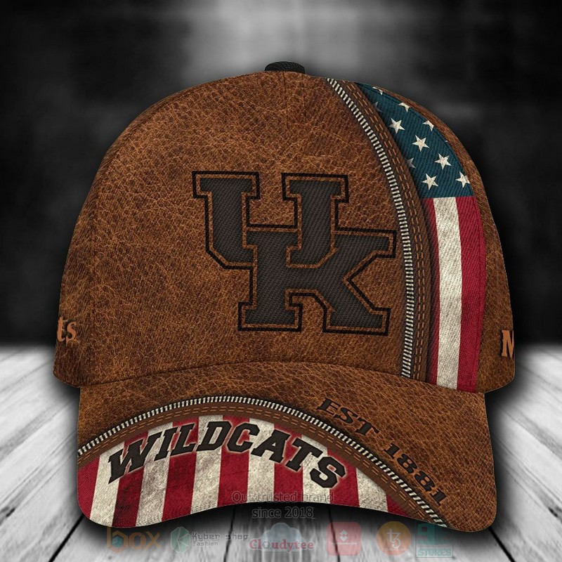 BEST Wildcats NCAA Team Custom Name 3D Cap word1