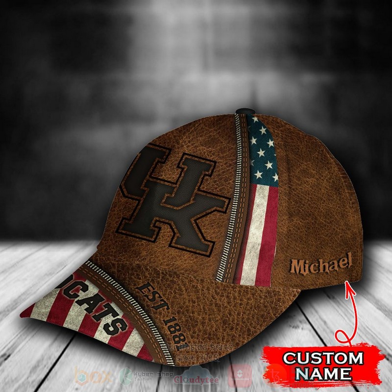 BEST Wildcats NCAA Team Custom Name 3D Cap 3 BEST Wildcats NCAA Team Custom Name 3D Cap word2