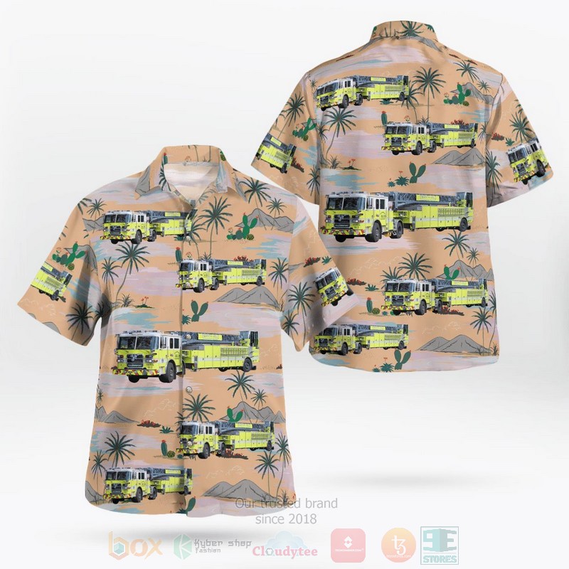 BEST Williamsport Volunteer Fire and EMS, Maryland 3D Aloha Shirt word3