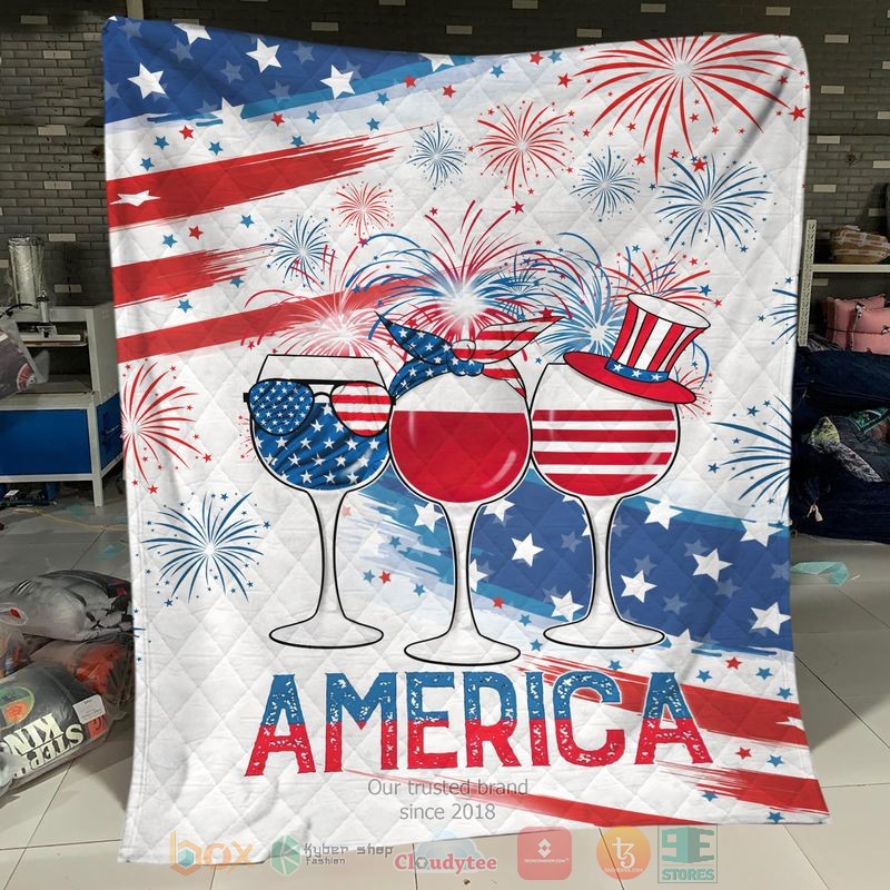 HOT Wine Glasses America Independence Day Blanket Quilt 6 HOT Wine Glasses America Independence Day Blanket Quilt word3