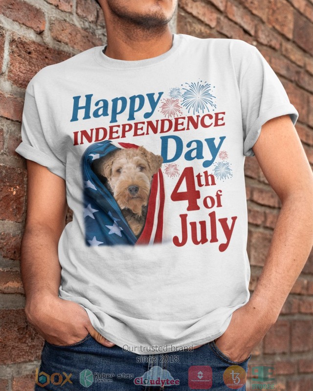 Wire Fox Terrier Happy Independence Day 4th Of July Shirt, Hoodie word2
