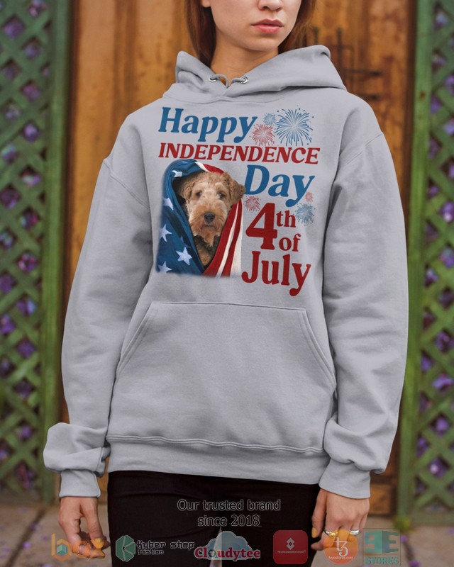 Wire Fox Terrier Happy Independence Day 4th Of July Shirt, Hoodie word2