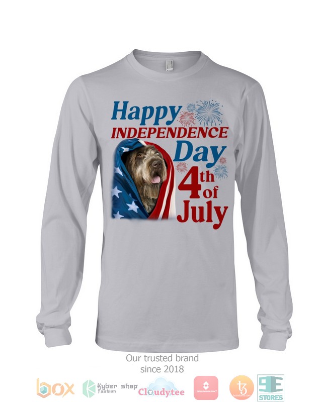 Wirehaired Pointing Griffon Happy Independence Day 4th Of July Shirt, Hoodie word3