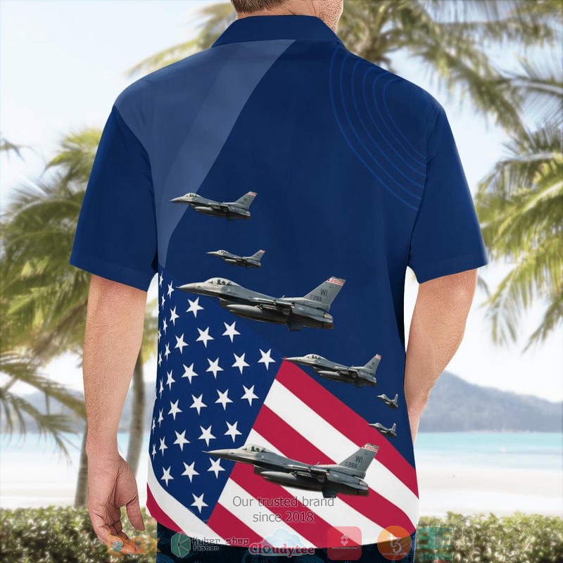 Wisconsin Air National Guard 115th Fighter Wing F-16 Fighting Falcon 4th of July Aloha Shirt 2 Wisconsin Air National Guard 115th Fighter Wing F-16 Fighting Falcon 4th of July Aloha Shirt word3