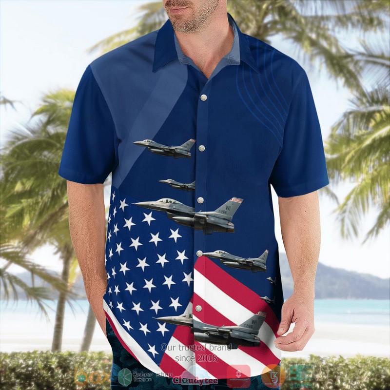 Wisconsin Air National Guard 115th Fighter Wing F-16 Fighting Falcon 4th of July Aloha Shirt 4 Wisconsin Air National Guard 115th Fighter Wing F-16 Fighting Falcon 4th of July Aloha Shirt word3