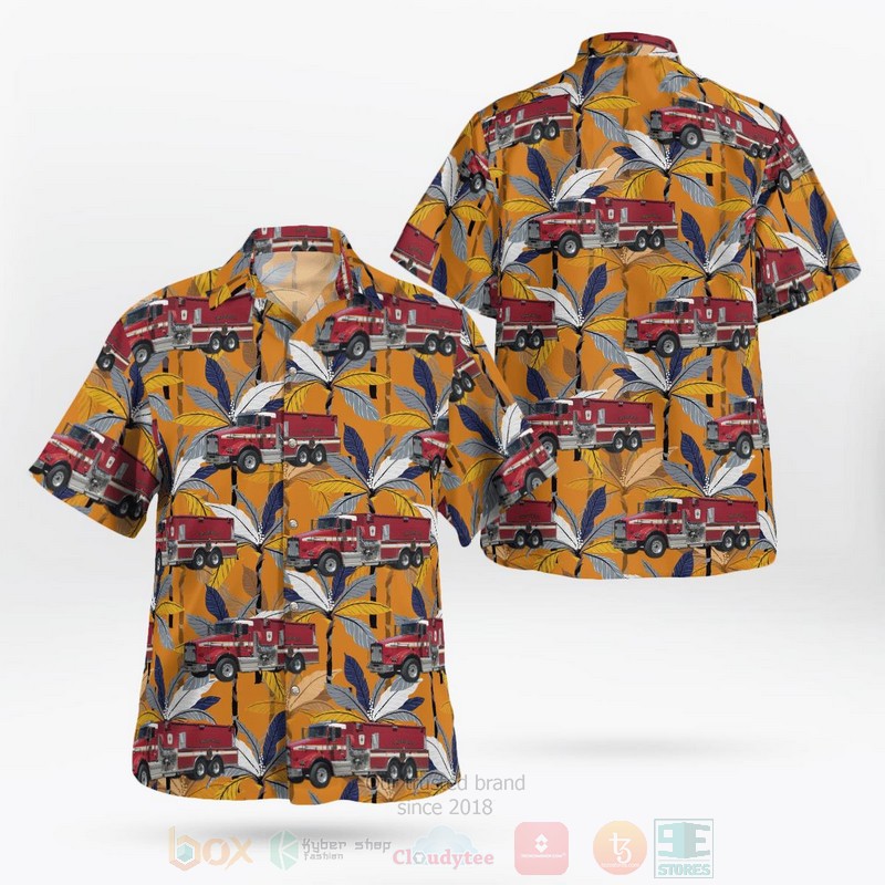 BEST Wolfsville Volunteer Fire Co Myersville, MD 3D Aloha Shirt word2