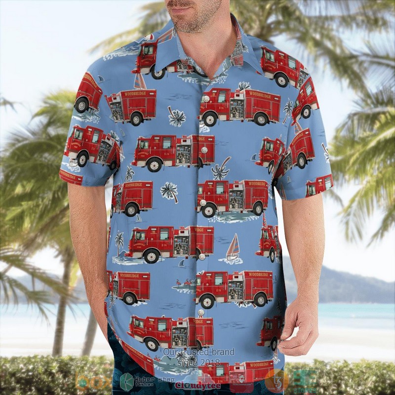 NEW Woodbridge California Woodbridge Rural Fire Protection District Aloha Shirt 3 NEW Woodbridge California Woodbridge Rural Fire Protection District Aloha Shirt word2