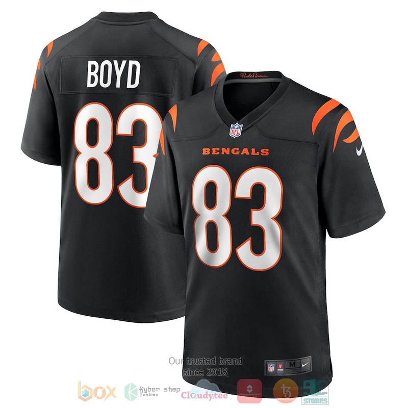 NEW Cincinnati Bengals Tyler Boyd Black Football Jersey 2 NEW Cincinnati Bengals Tyler Boyd Black Football Jersey word3