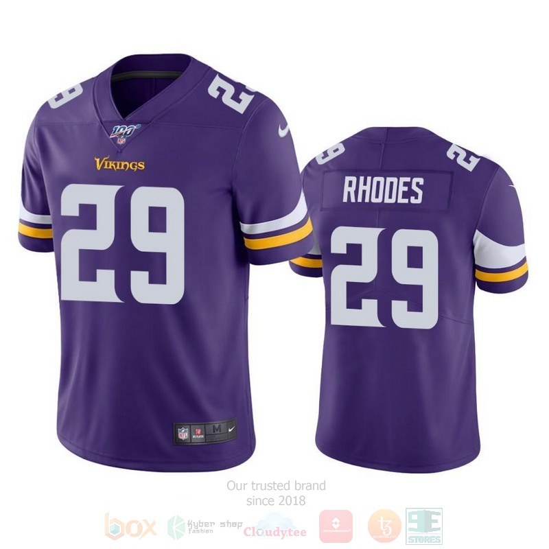 BEST Xavier Rhodes Minnesota Vikings, Purple Jersey Football word3