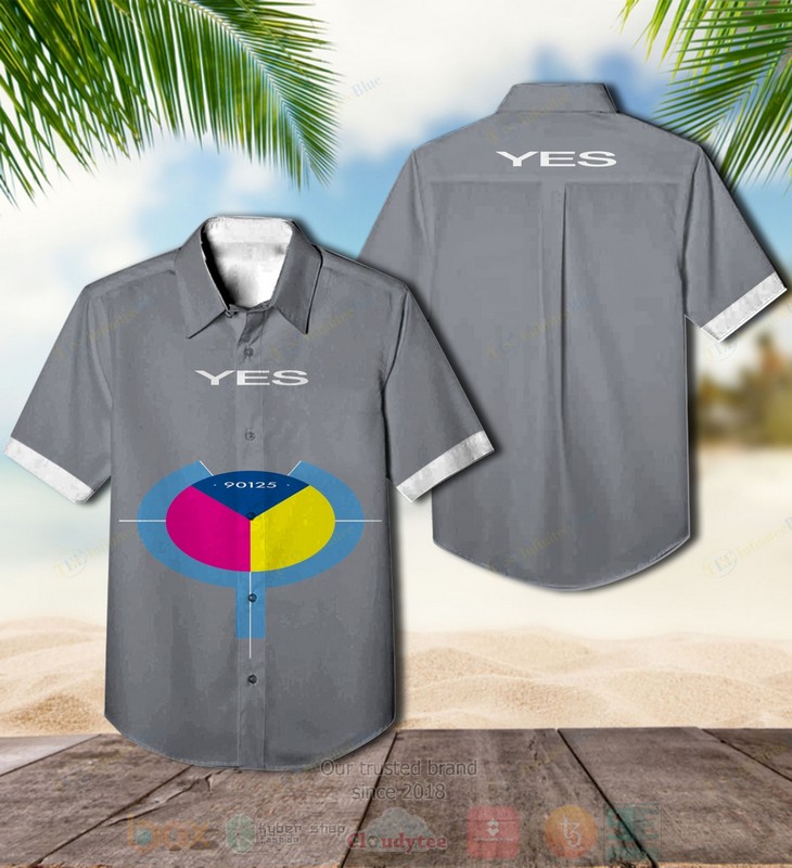 BEST Yes 90125 Grey Album Aloha Hawaiian Shirt