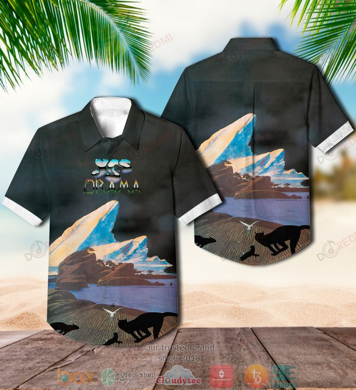 BEST Yes Band Drama Aloha Shirt 3 BEST Yes Band Drama Aloha Shirt word3