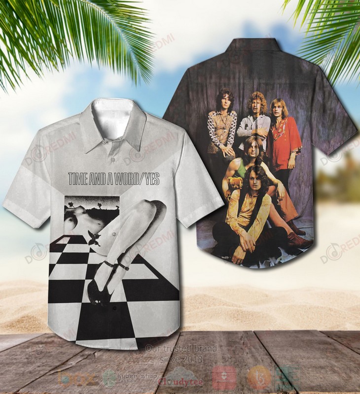 BEST Yes Time and a Word Album Aloha Hawaiian Shirt