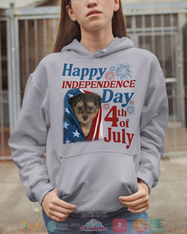 Yorkipoo Happy Independence Day 4th Of July Shirt, Hoodie word2