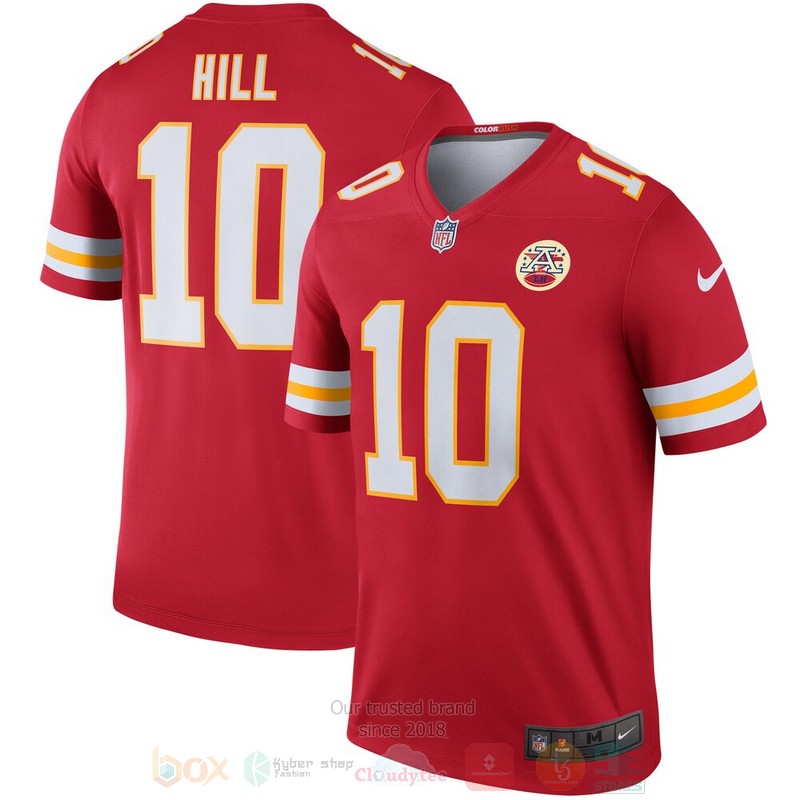 BEST Kansas City Chiefs Tyreek Hill Red Legend Jersey Football word2