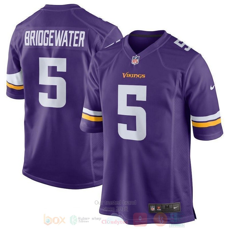 BEST Teddy Bridgewater Minnesota Vikings Jersey Football word3