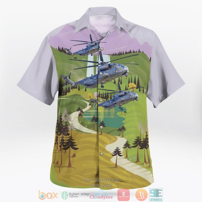 NEW ftwaffe German Air Force CH-53G From Helicopter Wing 64 Aloha Shirt 2 NEW ftwaffe German Air Force CH-53G From Helicopter Wing 64 Aloha Shirt word2