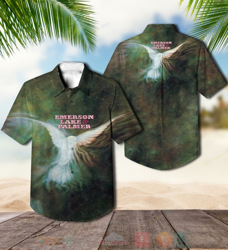 BEST Emerson, Lake & Palmer Album Album Aloha Hawaiian Shirt