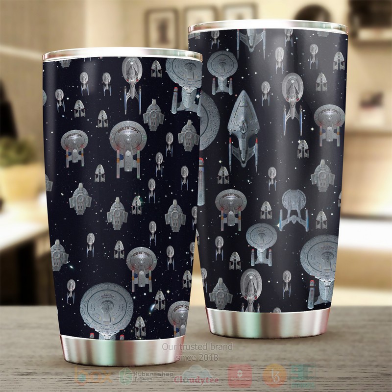 BEST Star Wars Ships Black 3D Steel Tumbler