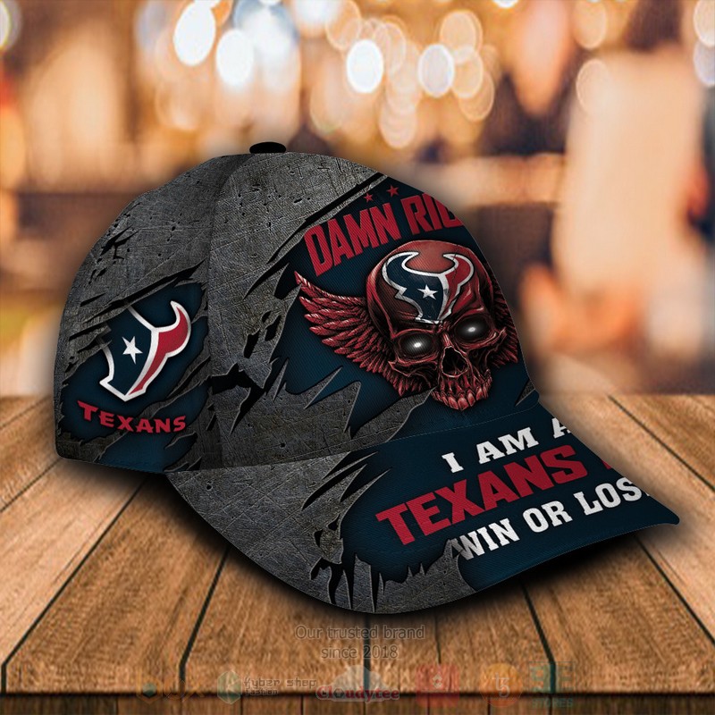 BEST Houston Texans Skull Custom Classic Cap 2 BEST Houston Texans Skull Custom Classic Cap word3