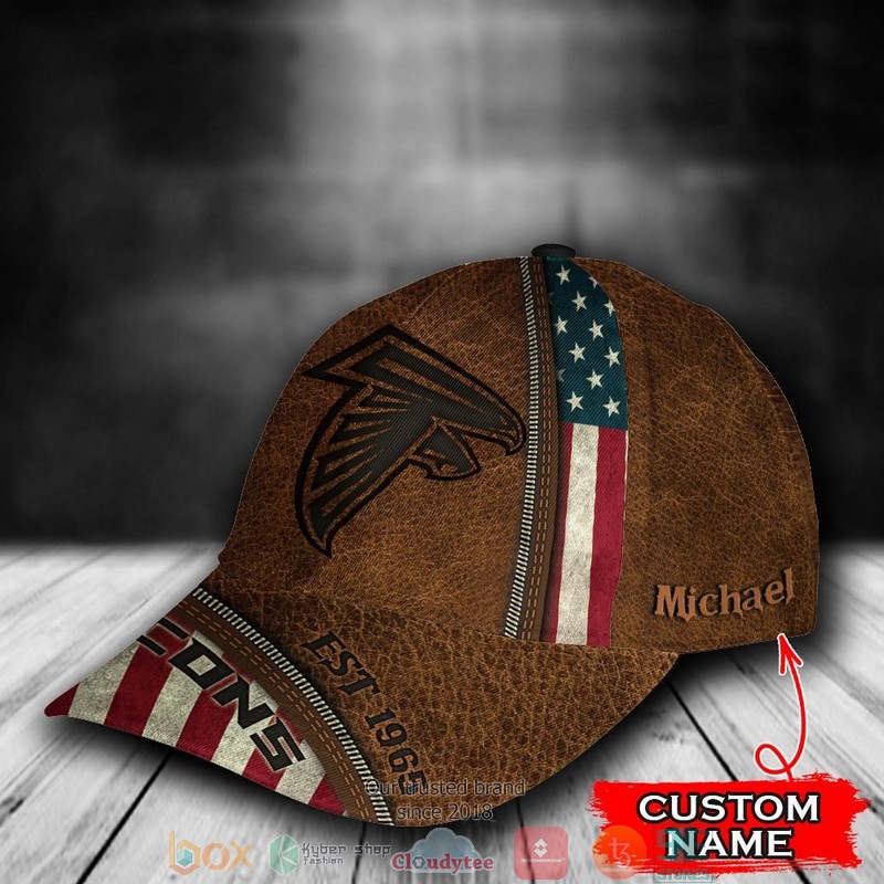 Atlanta Falcons Luxury NFL Custom Name Cap word2