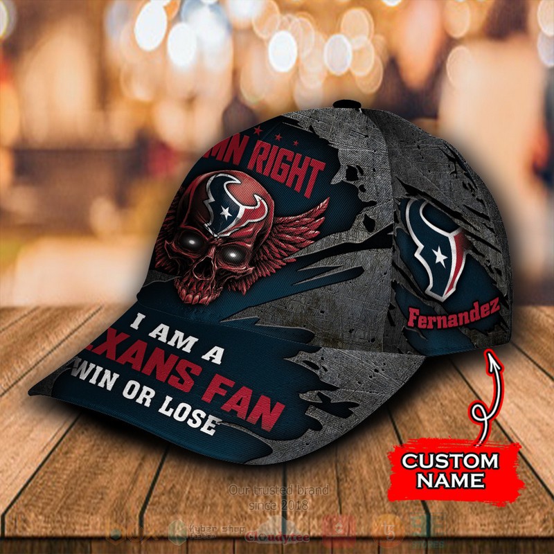 BEST Houston Texans Skull Custom Classic Cap 3 BEST Houston Texans Skull Custom Classic Cap word3