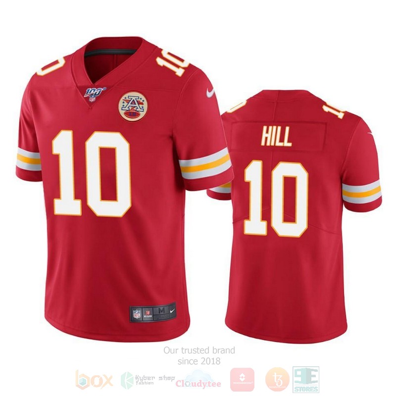 BEST Tyreek Hill Kansas City Chiefs Red Jersey Football word3
