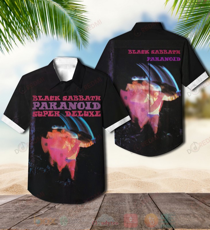 BEST Black Sabbath Paranoid Album Aloha Hawaiian Shirt